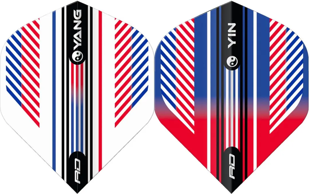 Red Dragon Yin Yang Dart Flights TF6921 - 3 Stuks - afbeelding 6 van 6