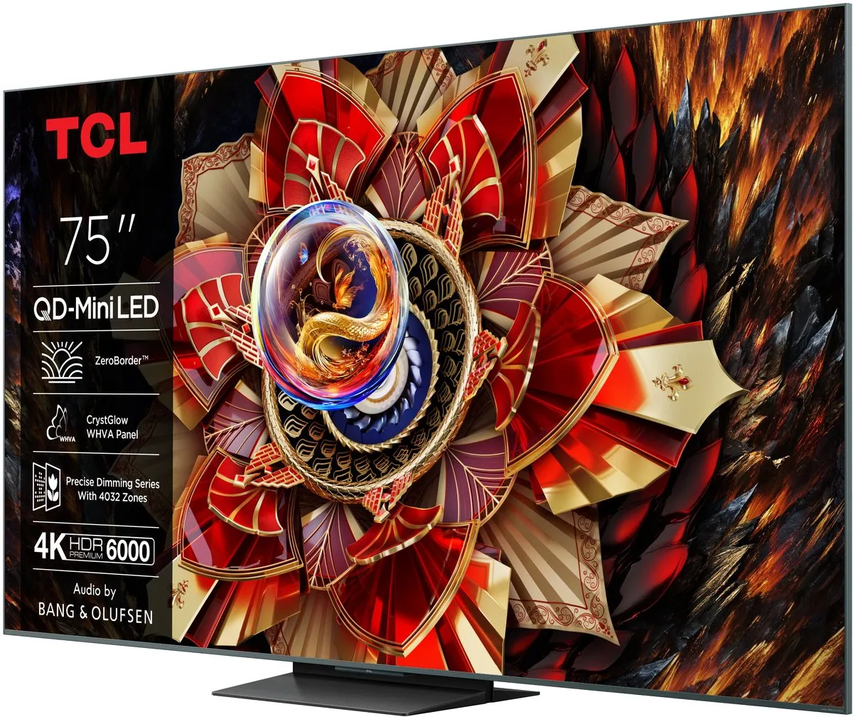 TCL 75C9K 75 inch 4K MiniLED TV - Zwart