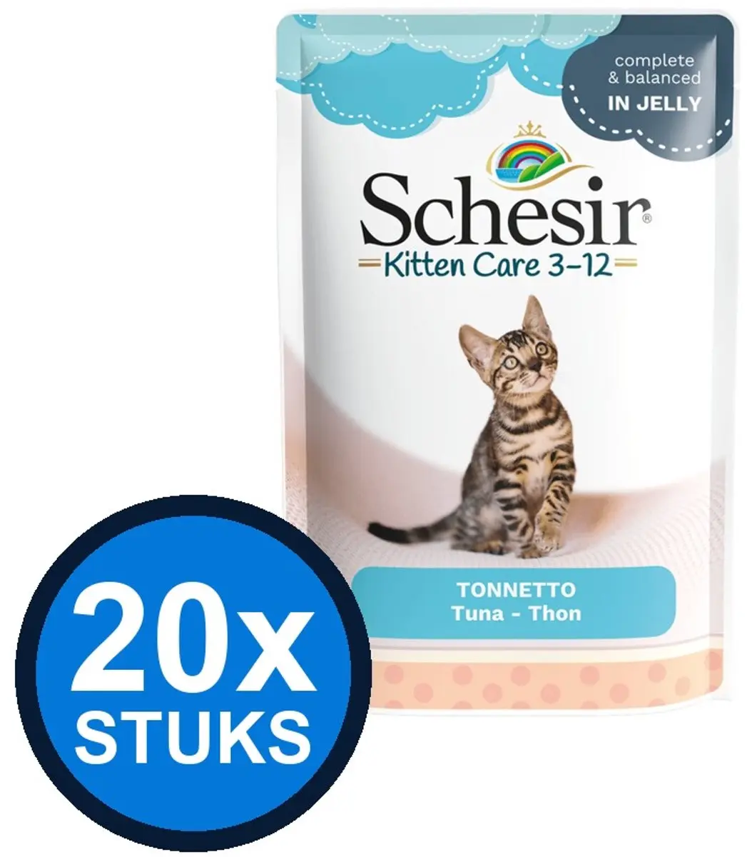 Schesir Kitten Care Geleitonijn 85g
