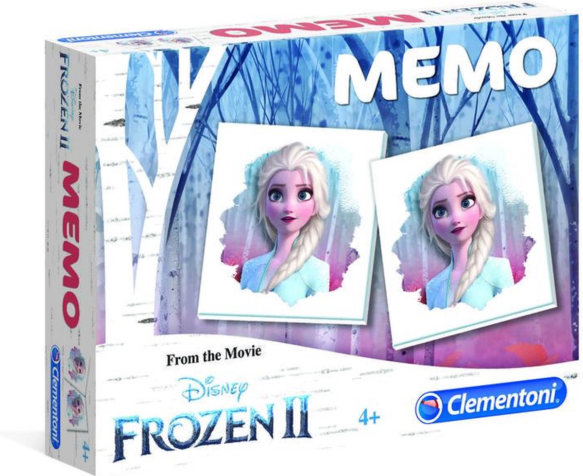 Clementoni - Spel Memo Pocket - Disney Frozen 2 - Kaartspel
