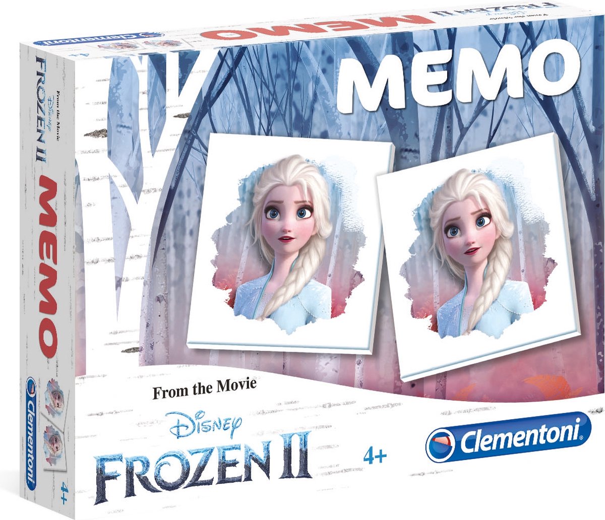 Clementoni - Spel Memo Pocket - Disney Frozen 2 - Kaartspel