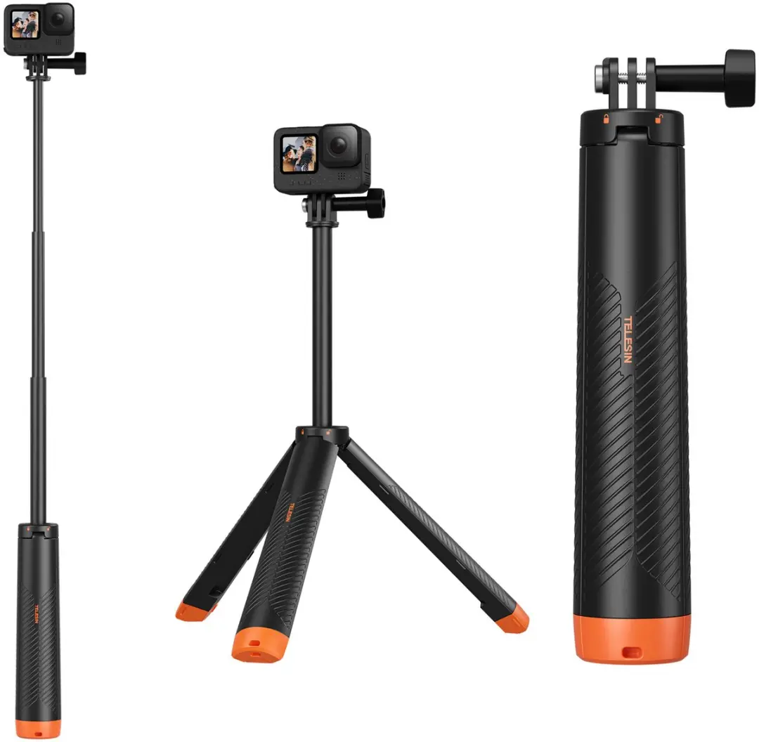 Telesin Floating Selfiestick Statief & Bobber 6974944463457