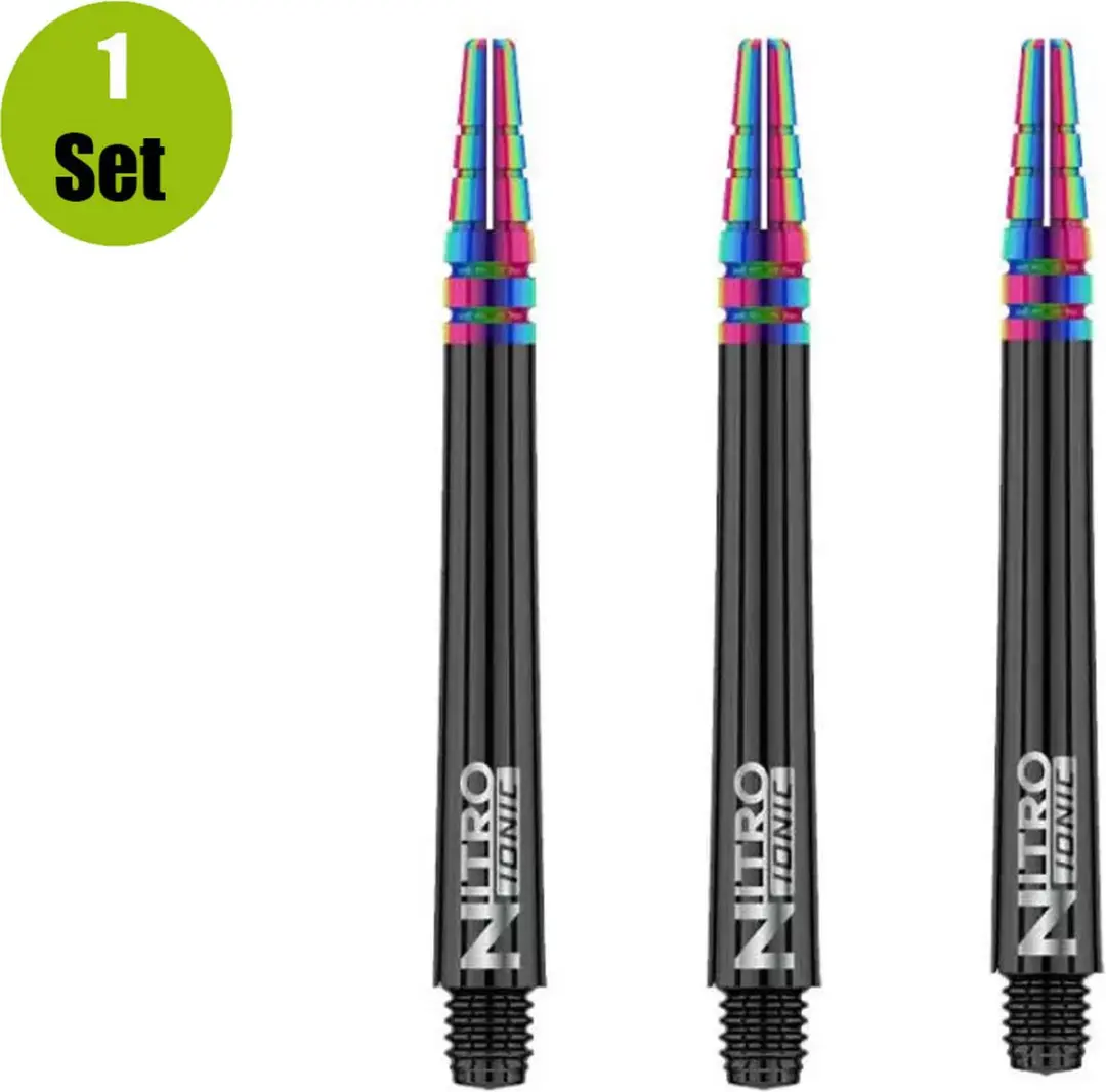 Red Dragon Nitrotech Ionic Black TC603 Dart Shafts - 3 Stuks