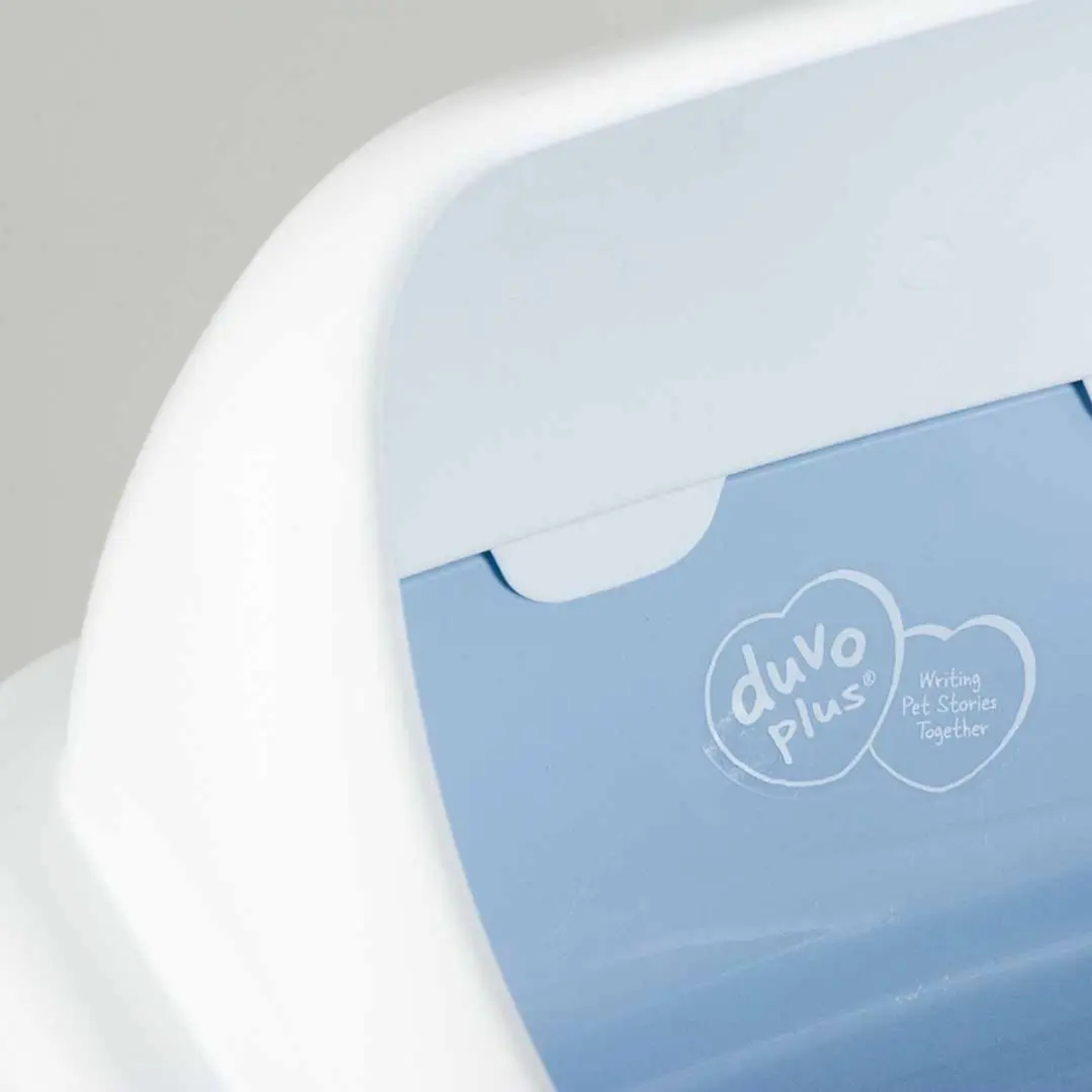 Duvo+ Kattentoilet Birba Azzurro M - 46x35x20cm - Blauw