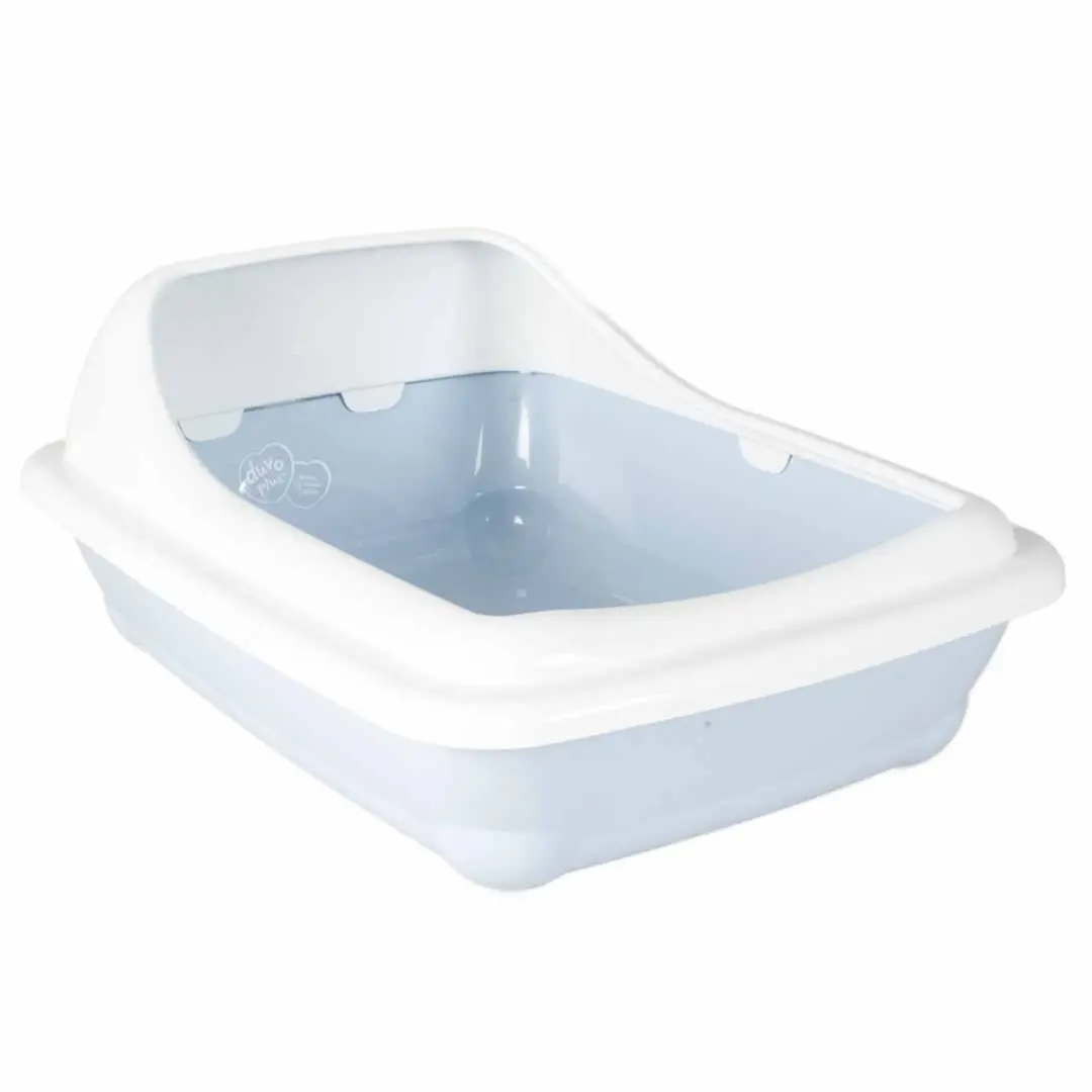 Duvo+ Kattentoilet Birba Azzurro M - 46x35x20cm - Blauw
