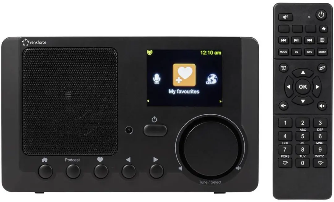 Renkforce RF-7191140 Internetradio - Black - afbeelding 4 van 4