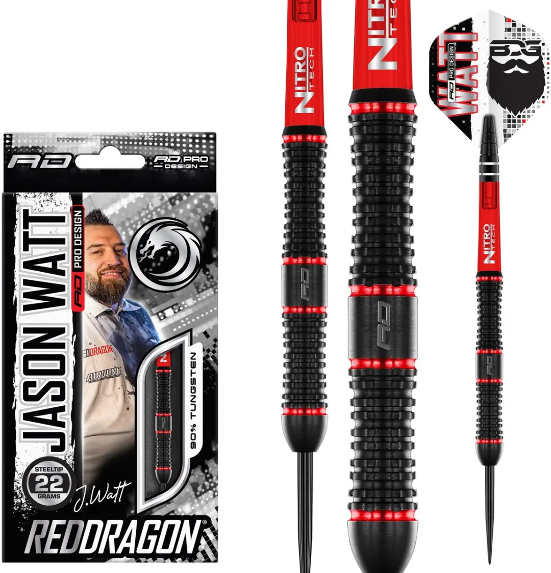 Red Dragon Jason Watt 90% Dartpijlen