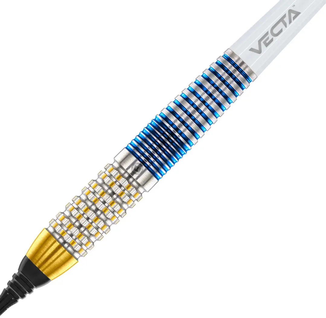 Winmau Steve Beaton Legacy Edition 90% Soft Tip Darts - 3 Stuks - Goud/Zilver/Blauw