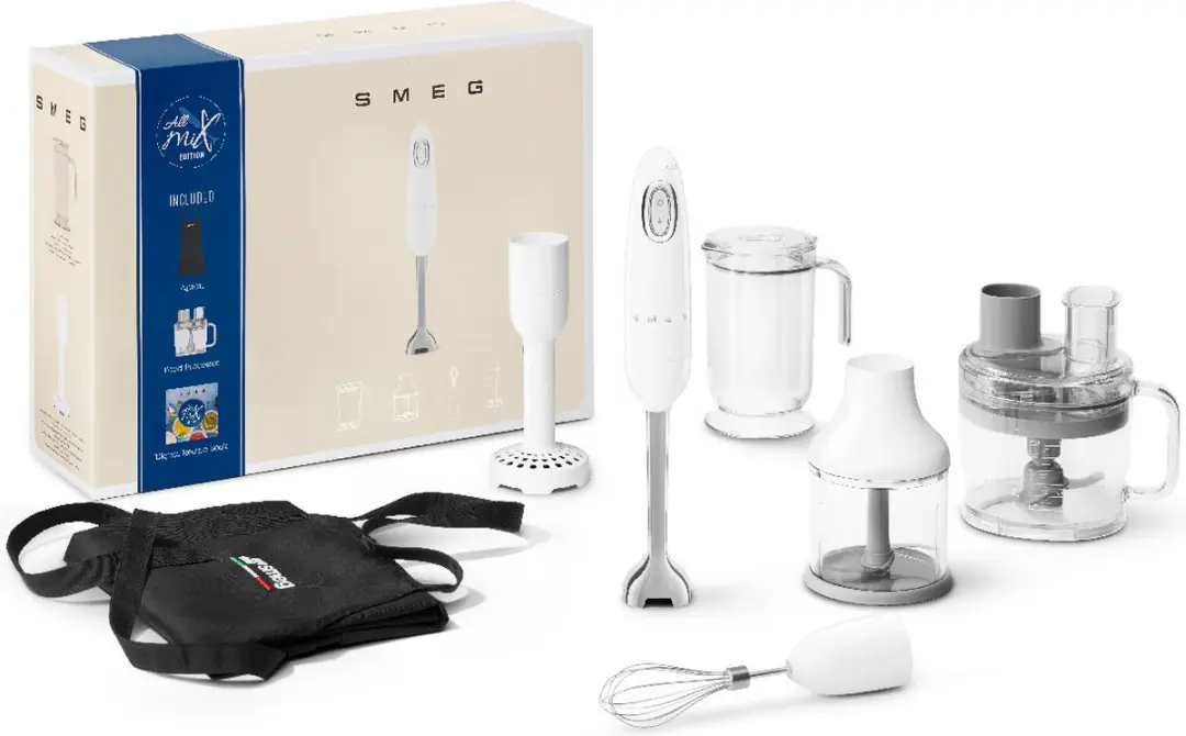 Smeg HBF22PBEU Staafmixer Pastelblauw 700W - 1,5L