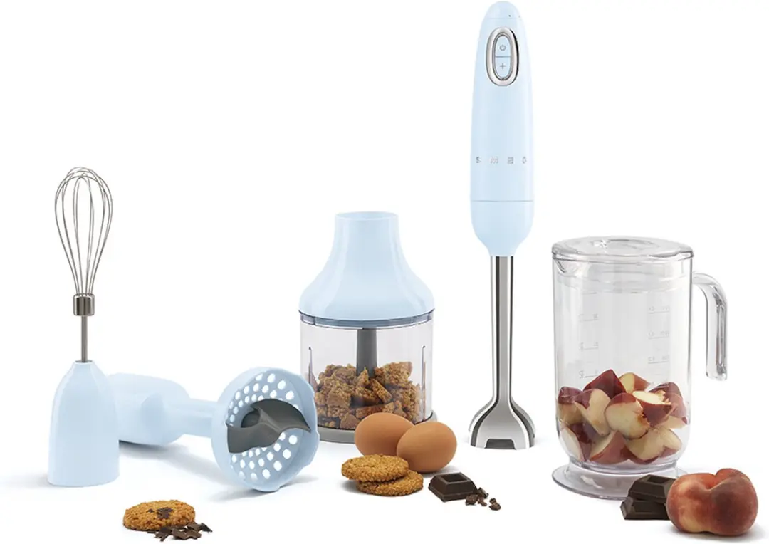 Smeg HBF22PBEU Staafmixer Pastelblauw 700W - 1,5L