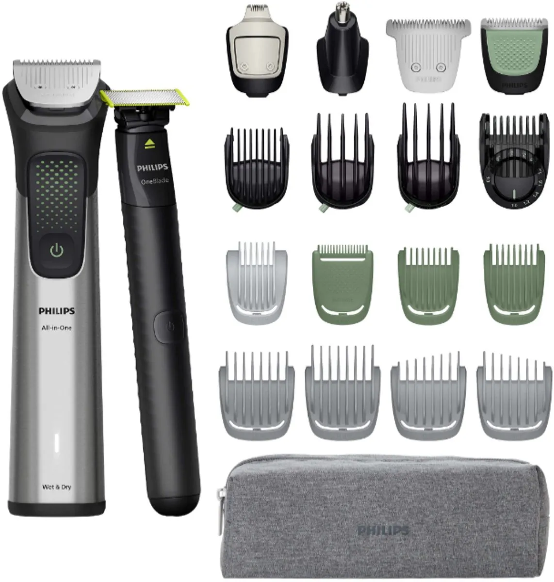 Philips MG9557/15 All-in-One Trimmer 20-in-1 - Zilver - afbeelding 6 van 6