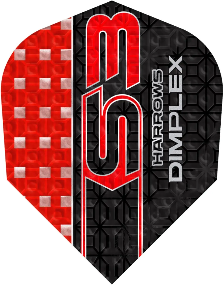 Harrows Dimplex S3 Red NO6 Dart Flights