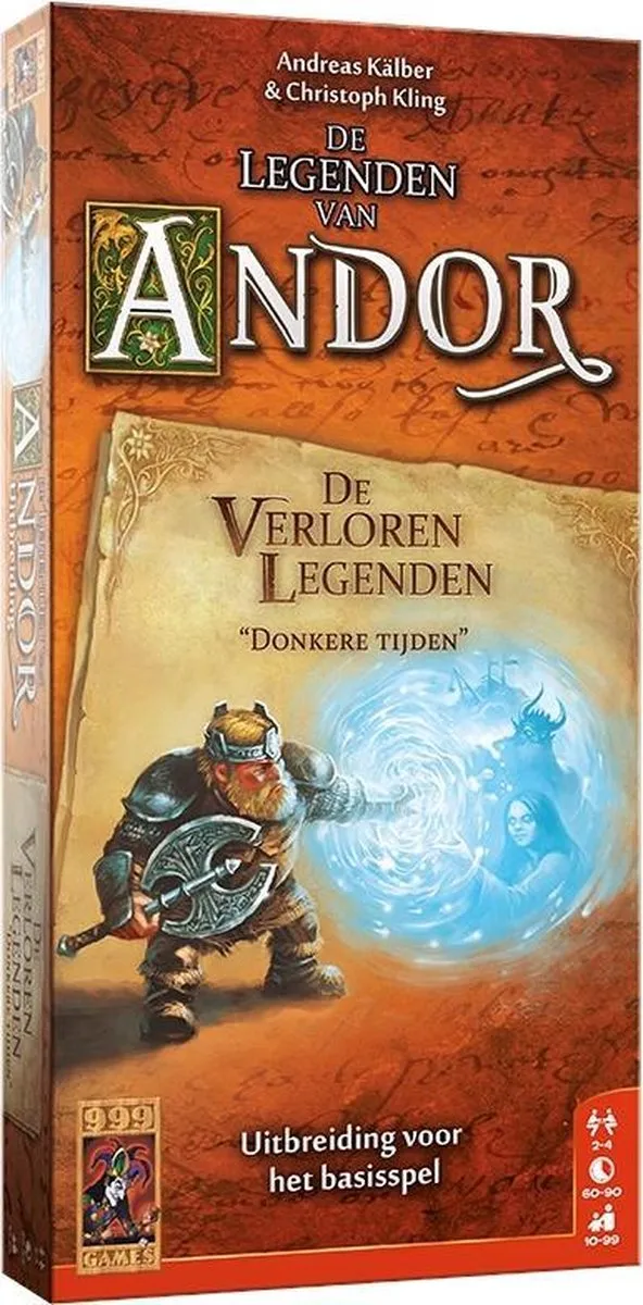 999 Games Andor De Verloren Legenden Donkere Tijden Uitbreiding - Bordspel - 2-4 Spelers