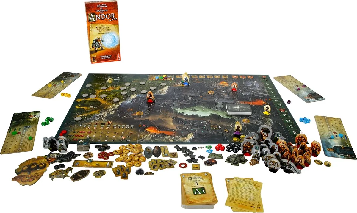 999 Games Andor De Verloren Legenden Donkere Tijden Uitbreiding - Bordspel - 2-4 Spelers