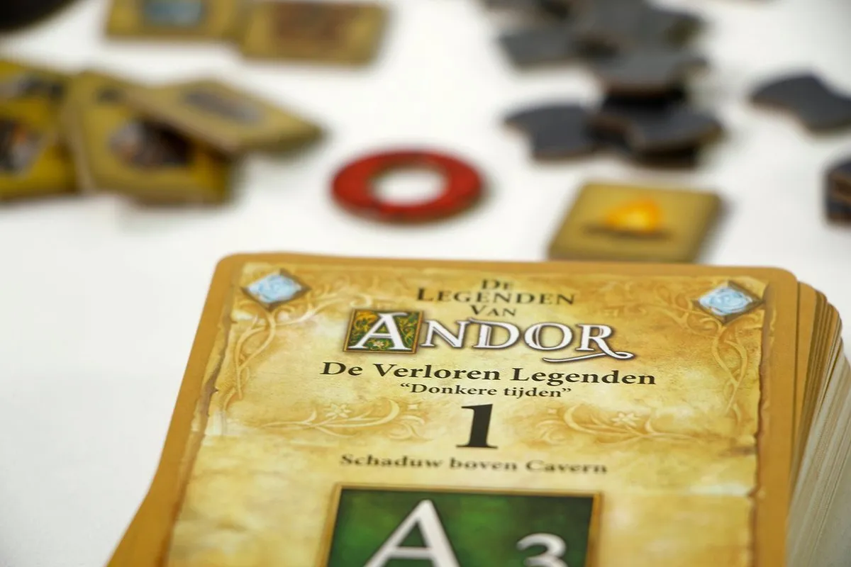 999 Games Andor De Verloren Legenden Donkere Tijden Uitbreiding - Bordspel - 2-4 Spelers