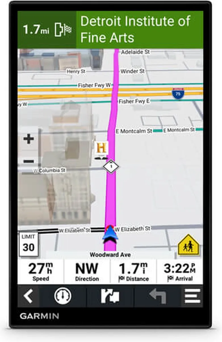 Garmin DriveSmart 86 Navigator 8" - 20,3 cm TFT Touchscreen - Zwart - afbeelding 5 van 6