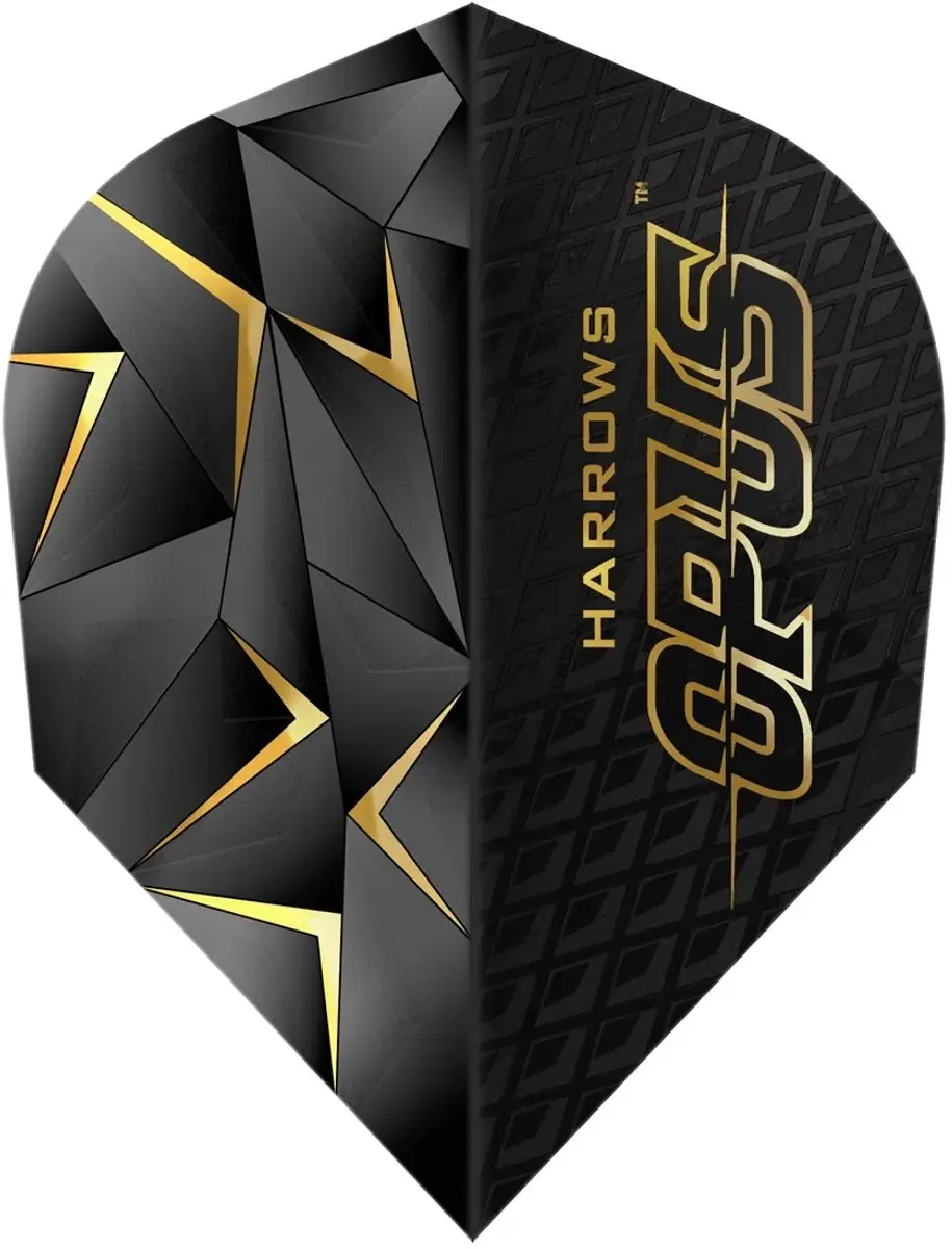 Harrows Opus 3 NO6 Dart Flights HF7563 - 3 Stuks - Goud/Zwart