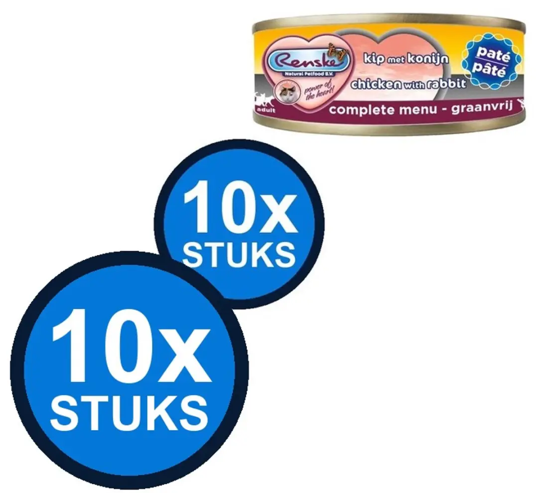Renske Vers Kat Paté Kip 70g