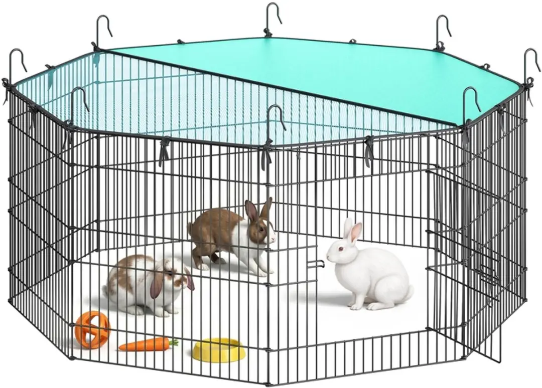 Songmics Kleine Dierenverblijf 138x138x60cm