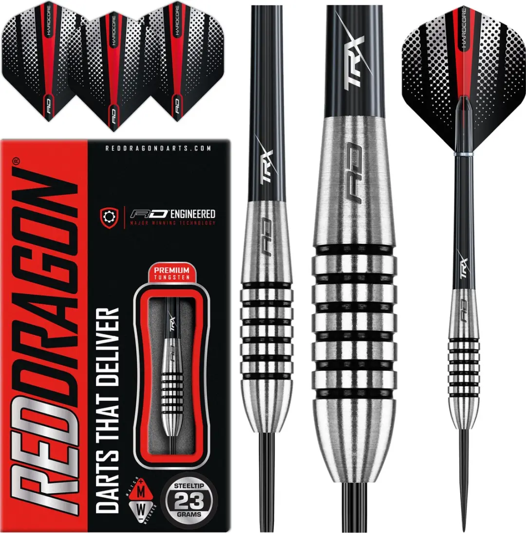 Red Dragon Swingfire 2 Dartpijlen 3 Stuks - Zilver/Zwart