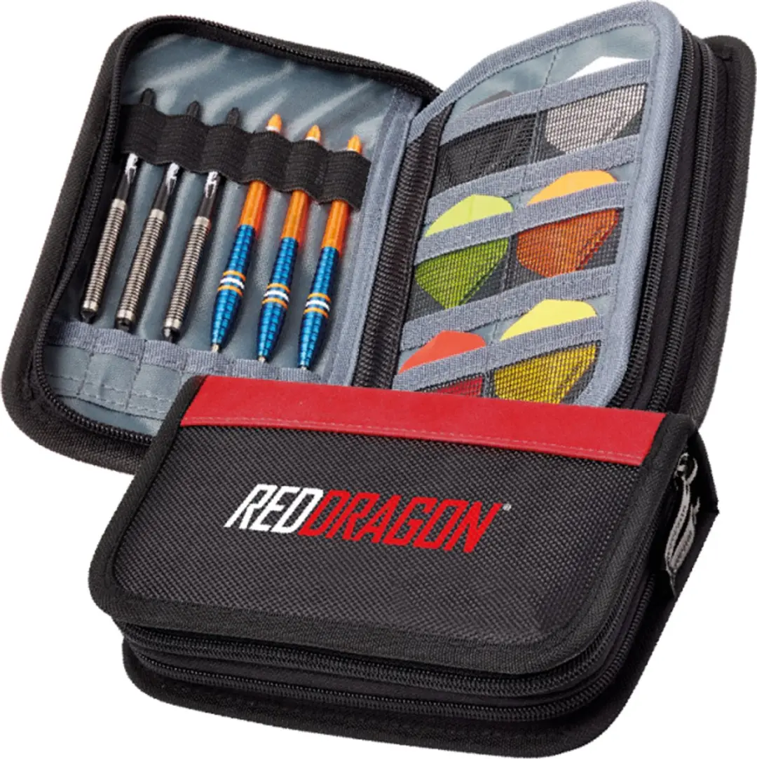 Red Dragon Firestone II Wallet Dart Case - Rood/Zwart