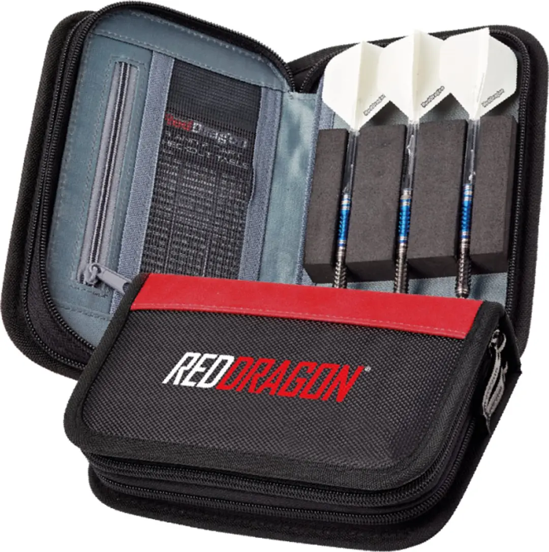 Red Dragon Firestone II Wallet Dart Case - Rood/Zwart