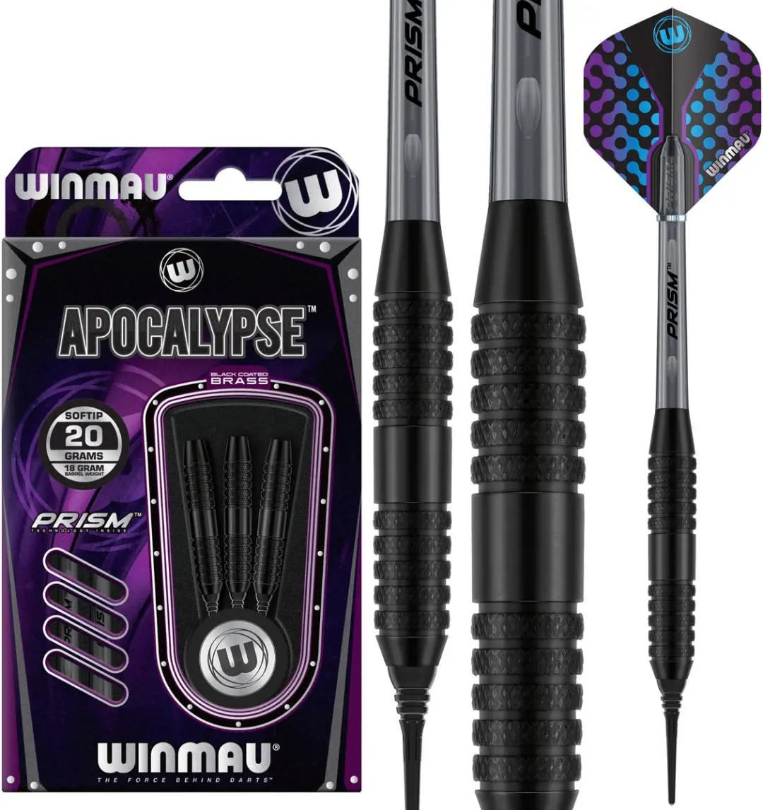 Winmau Apocalypse 3 Brass Soft Tip Darts