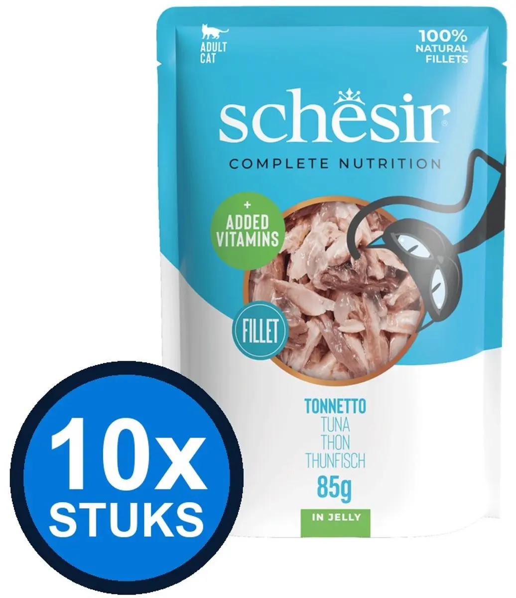 Schesir Complete&Balanced Kat Pouch Tonijn 85g