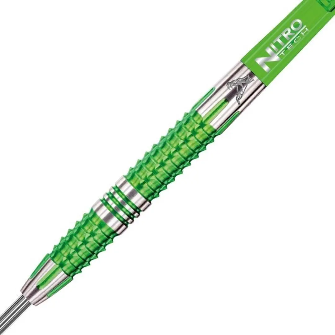Red Dragon Peter Wright Snakebite Mamba 2 Dartpijlen - 3 Stuks - Groen/Zilver