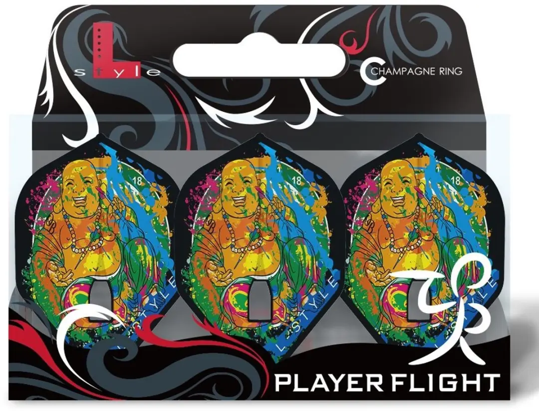 L-Style Champagne Flight L1 Standard Maria O'Brien V2 F31019 - 3 Stuks - Zwart