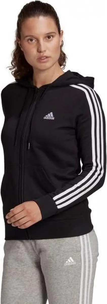 adidas Essentials French Terry Ritshoodie GL0792 - Zwart