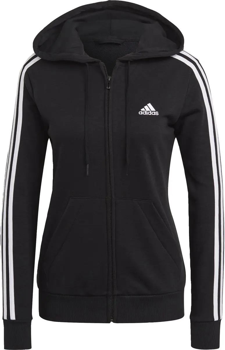 adidas Essentials French Terry Ritshoodie GL0792 - Zwart