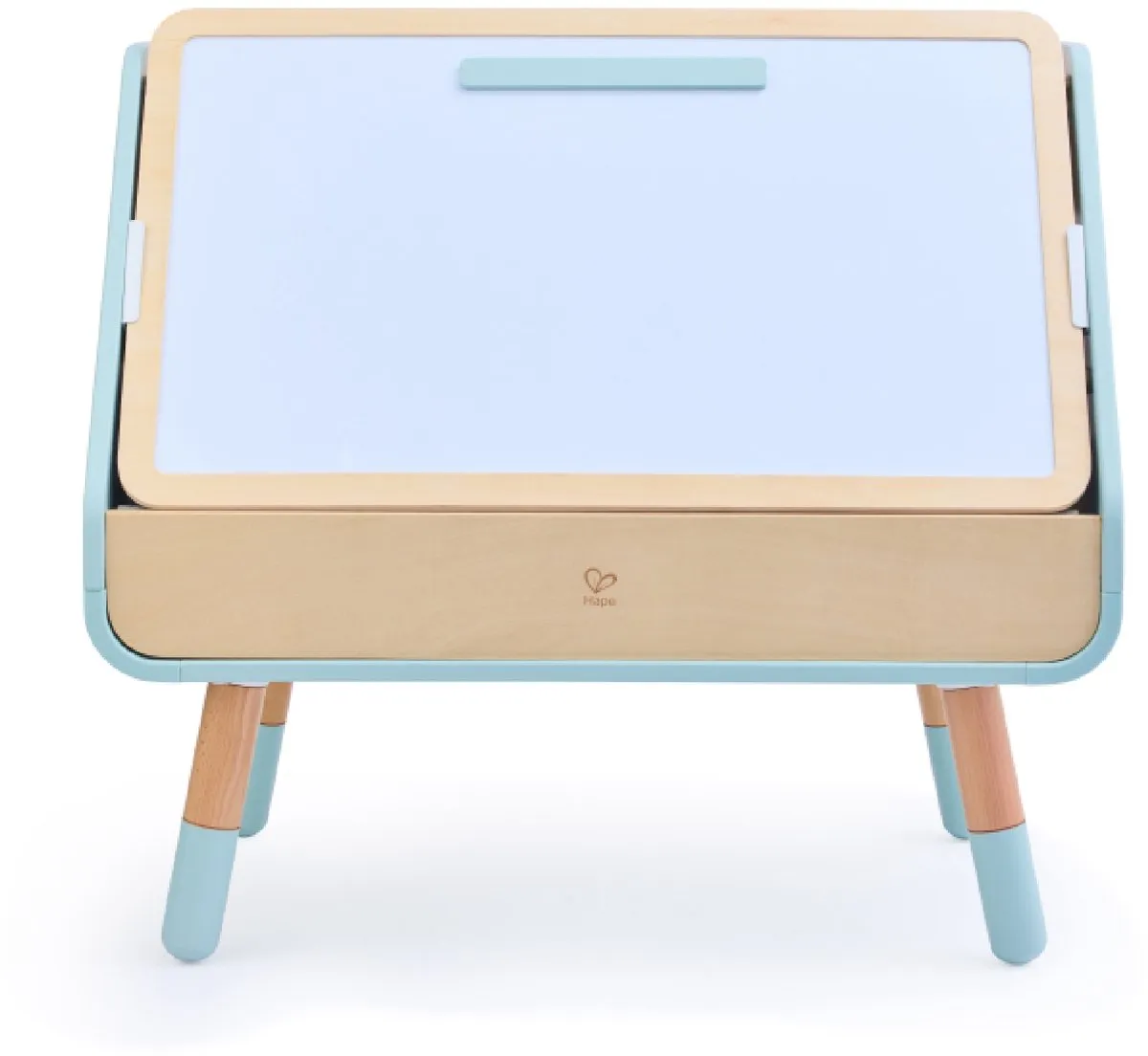 Hape 2-in-1 Boekenplank/Tekentafel - Azuur & Beuken