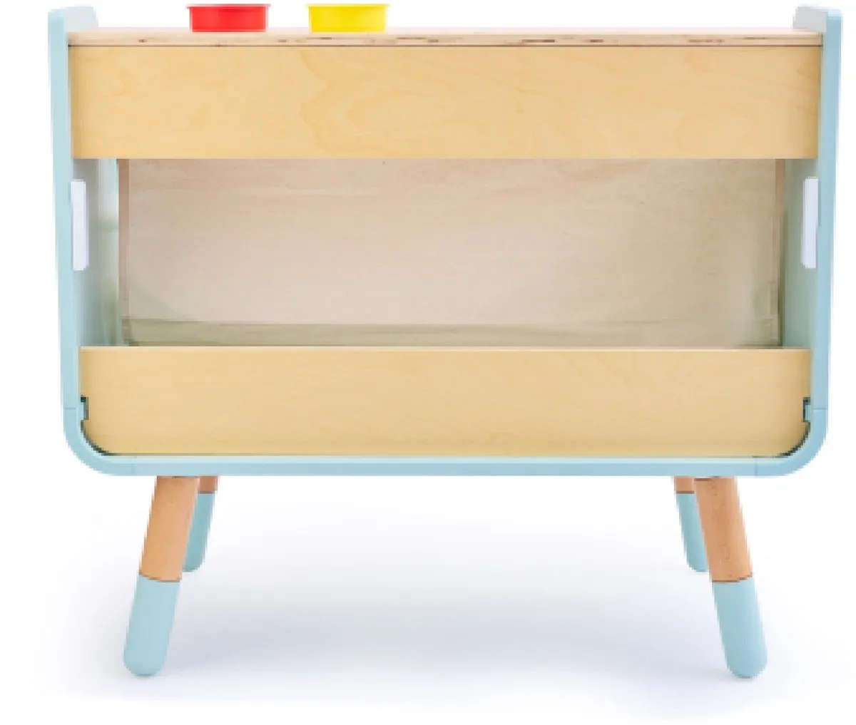 Hape 2-in-1 Boekenplank/Tekentafel - Azuur & Beuken
