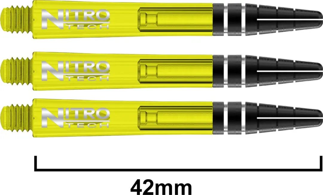 Red Dragon Nitrotech TC707 Dart Shafts - Geel