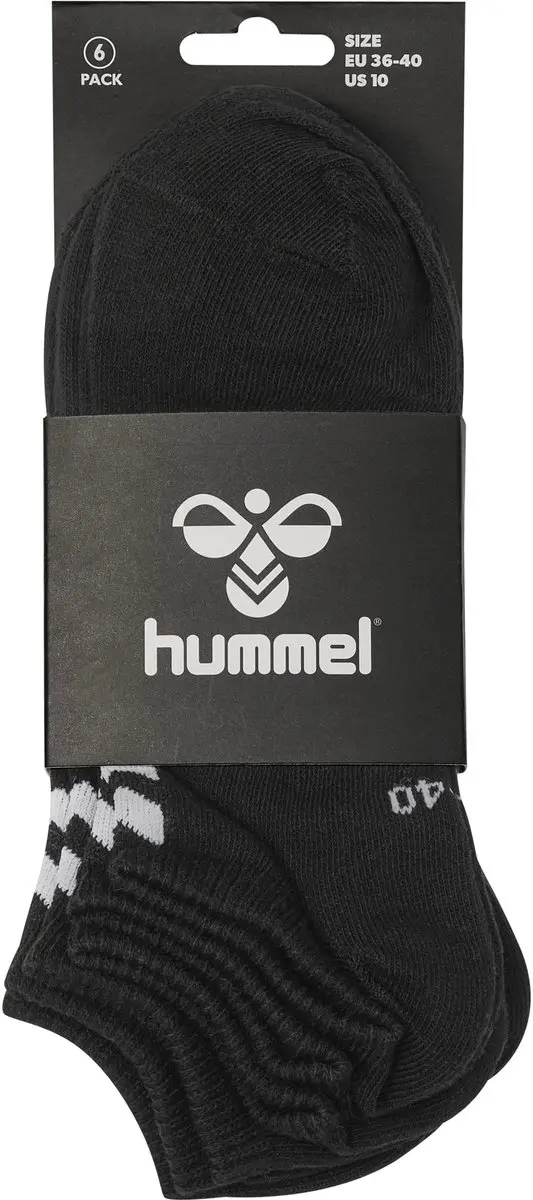 Hummel Hmlchevron Enkelsokken - 6-pack 213250 - Zwart