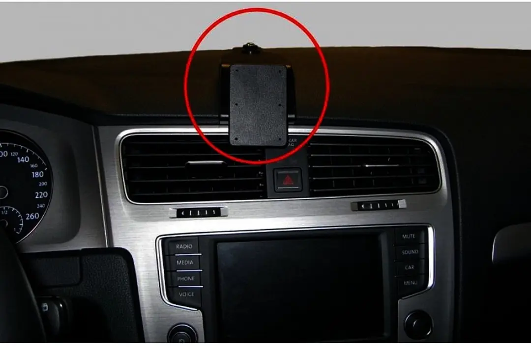 Brodit ProClip Center Mount Houder - Volkswagen Golf VII/Variant 2013-2020 - Zwart