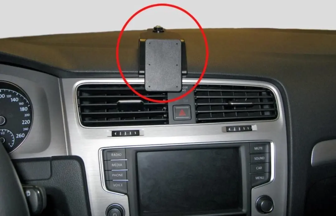 Brodit ProClip Center Mount Houder - Volkswagen Golf VII/Variant 2013-2020 - Zwart