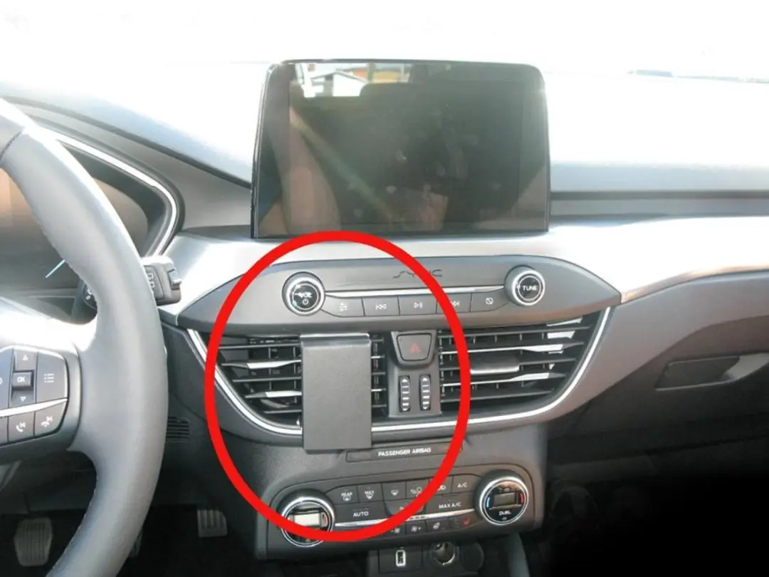 Brodit ProClip Center Mount Houder - Ford Focus 2019/Kuga 2020 - Zwart