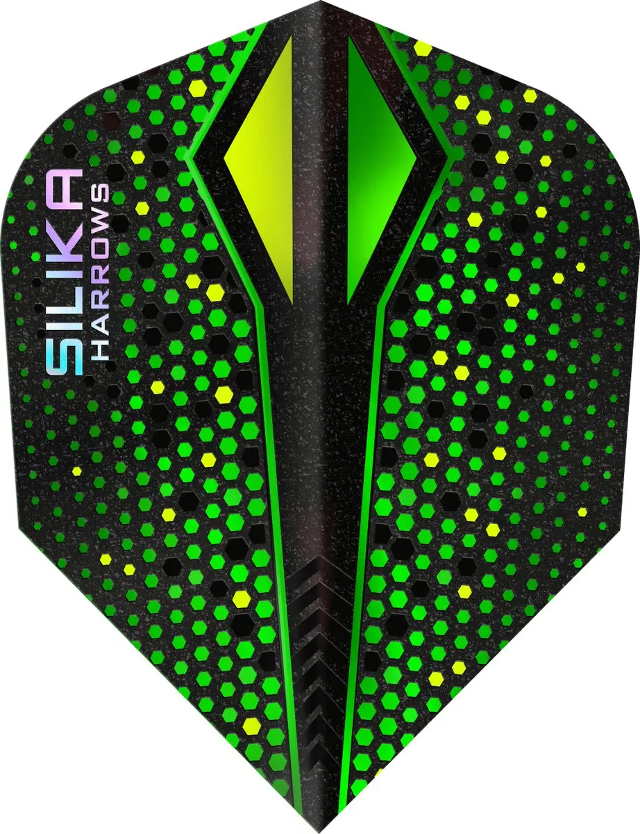 Harrows Silika X Color Shift Green HF5141 Dartvleugels
