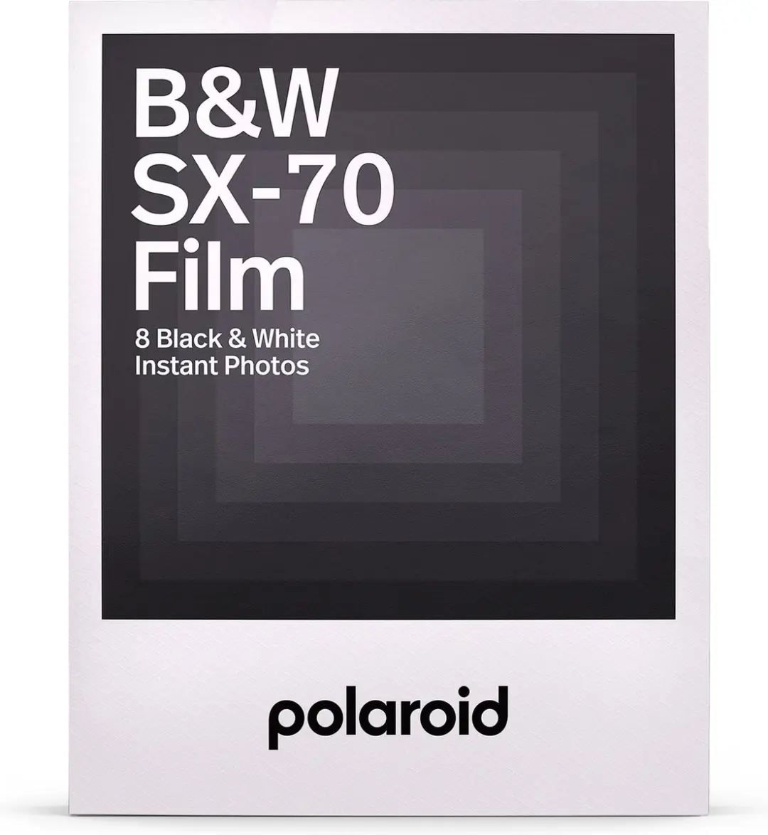 Polaroid B&W Film SX70 - 8 Stuks - Wit