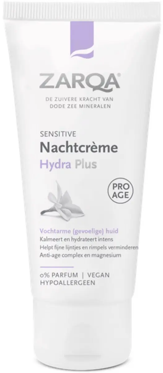 Zarqa Nachtcreme Hydra Plus Sensitive - 2x50ml