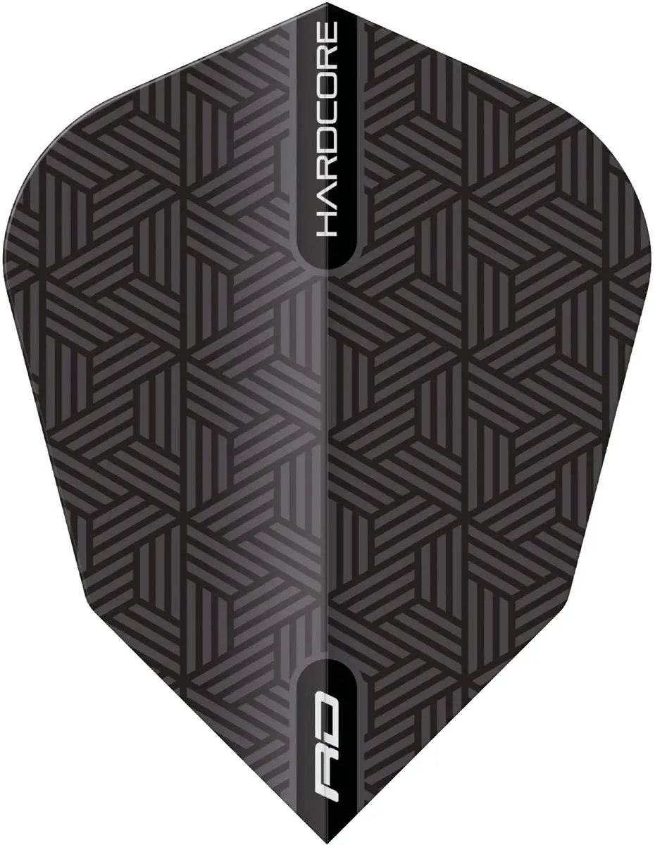 Red Dragon V-Standard Dart Flights TF6849 - 3 Stuks - Zwart