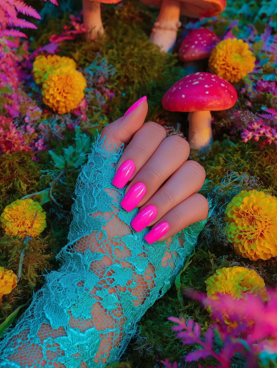 Artistic Nail Design Colour Revolution Lucid Bloom - 15ml - Hot Pink