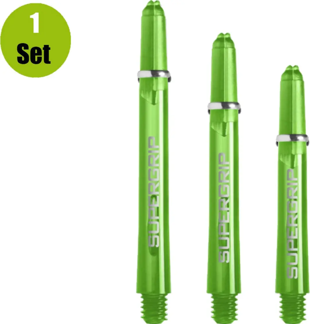 Harrows Supergrip Green Dart Shafts SH0080 - 3 Stuks