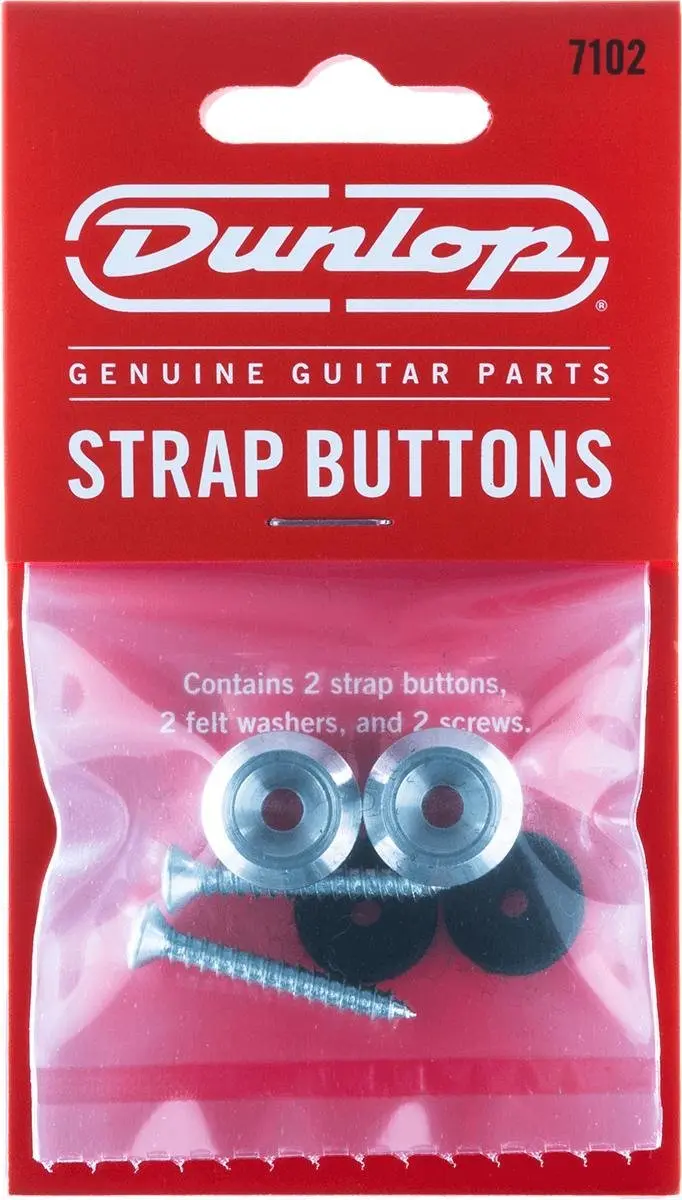 Dunlop Strap Buttons met viltjes en schroeven