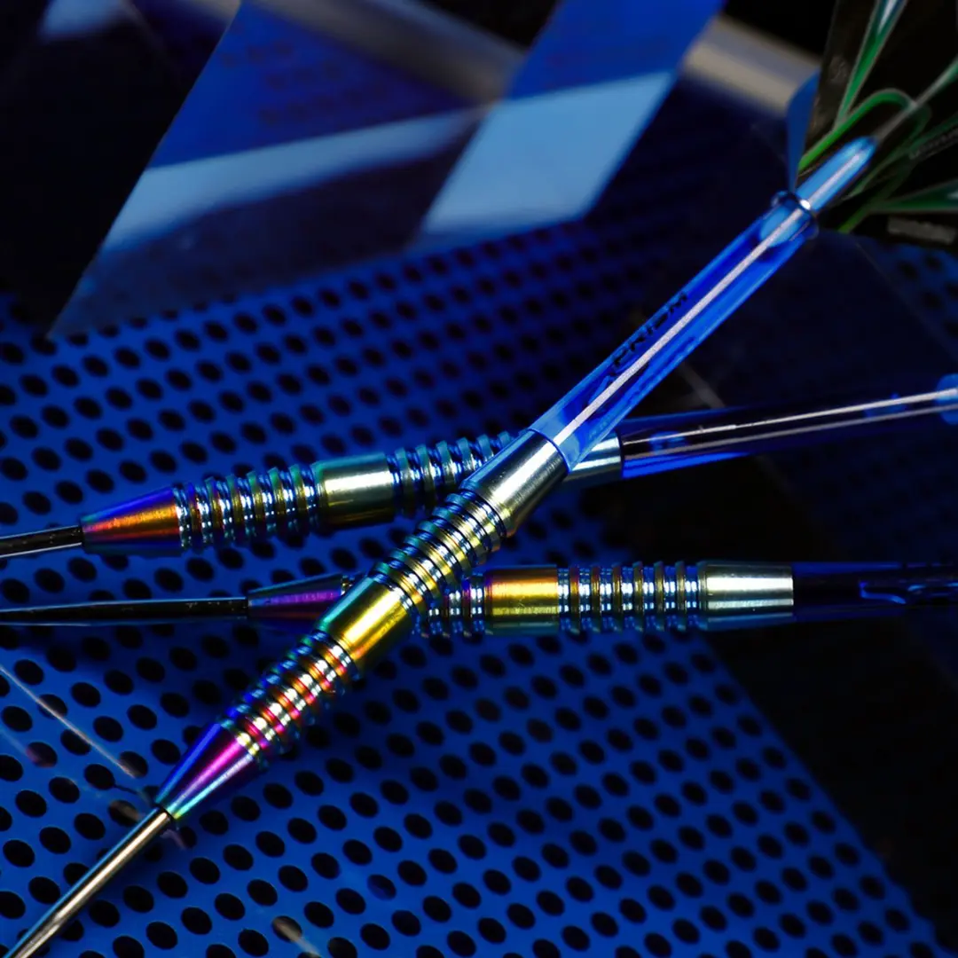Winmau Tuscan Dartpijlen - 3 Stuks - Rainbow