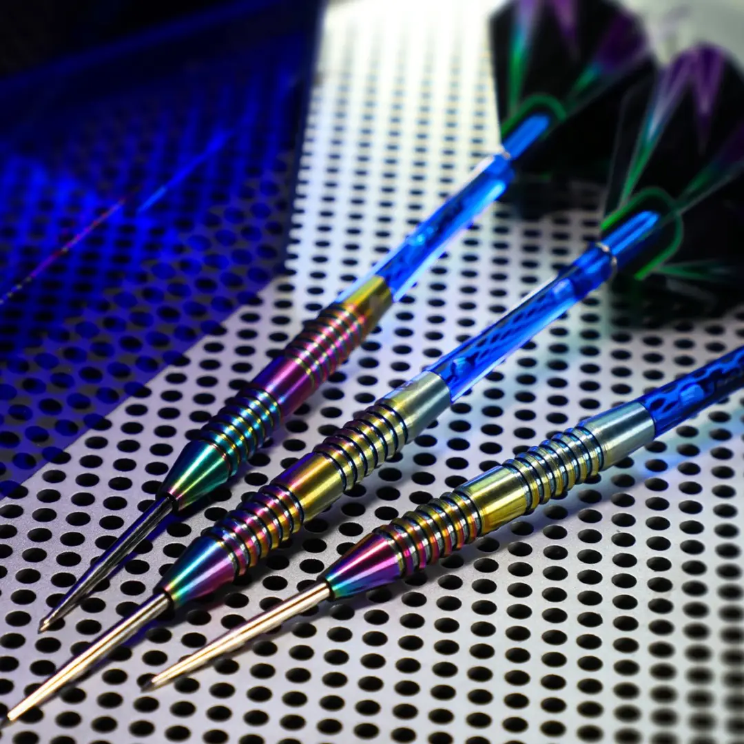 Winmau Tuscan Dartpijlen - 3 Stuks - Rainbow