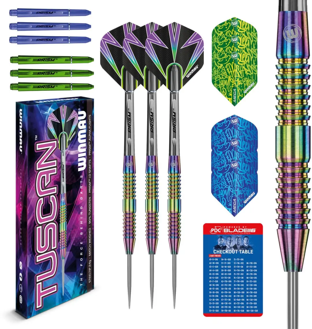 Winmau Tuscan Dartpijlen