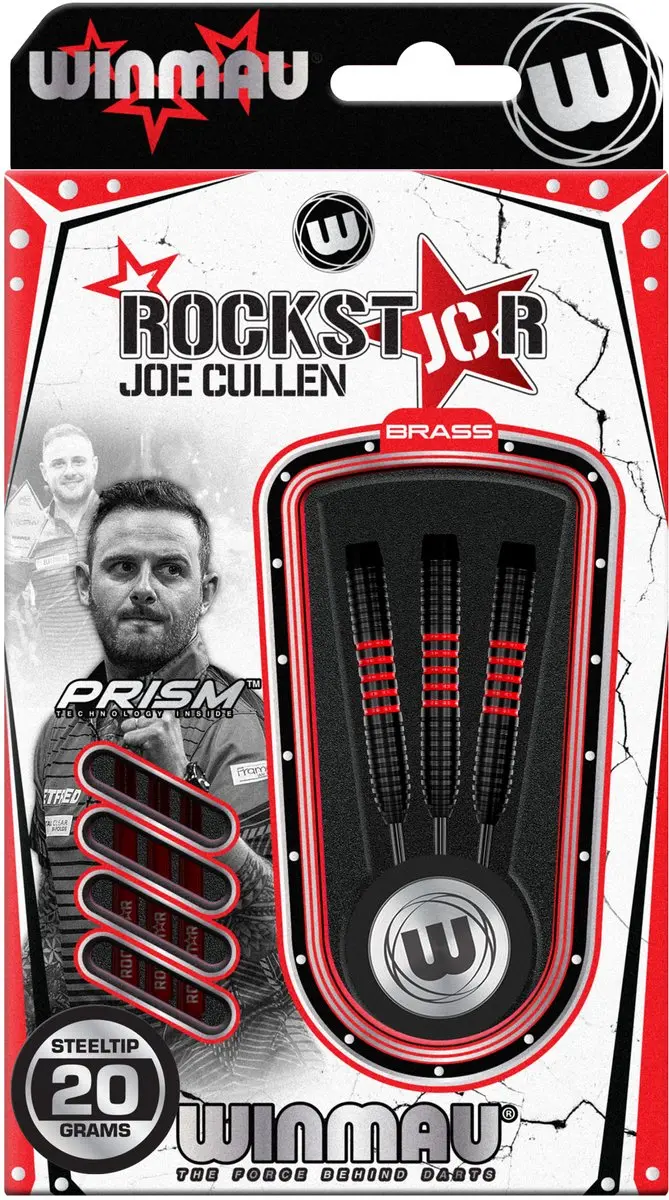 Winmau Joe Cullen Brass Dartpijlen - 3 Stuks